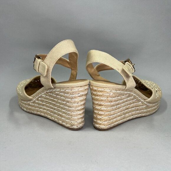Skechers Women's Size 9 Cali Turtledove Platform Wedge Espadrille Sandals - Picture 6 of 9